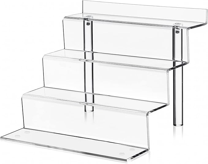 YIDITTHOPE 9 Inch Acrylic Shelf, 4 Tier Perfume Organizer and Cologne Organizer, Funko POP Shelve... | Amazon (US)