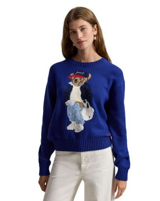 Cotton-Blend Crewneck Sweater | Bloomingdale's (US)