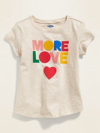 Graphic Scoop-Neck Tee for Toddler Girls | Old Navy US