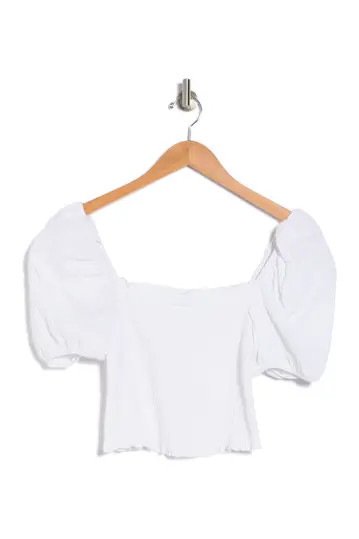 Smocked Puff Sleeve Top | Nordstrom Rack