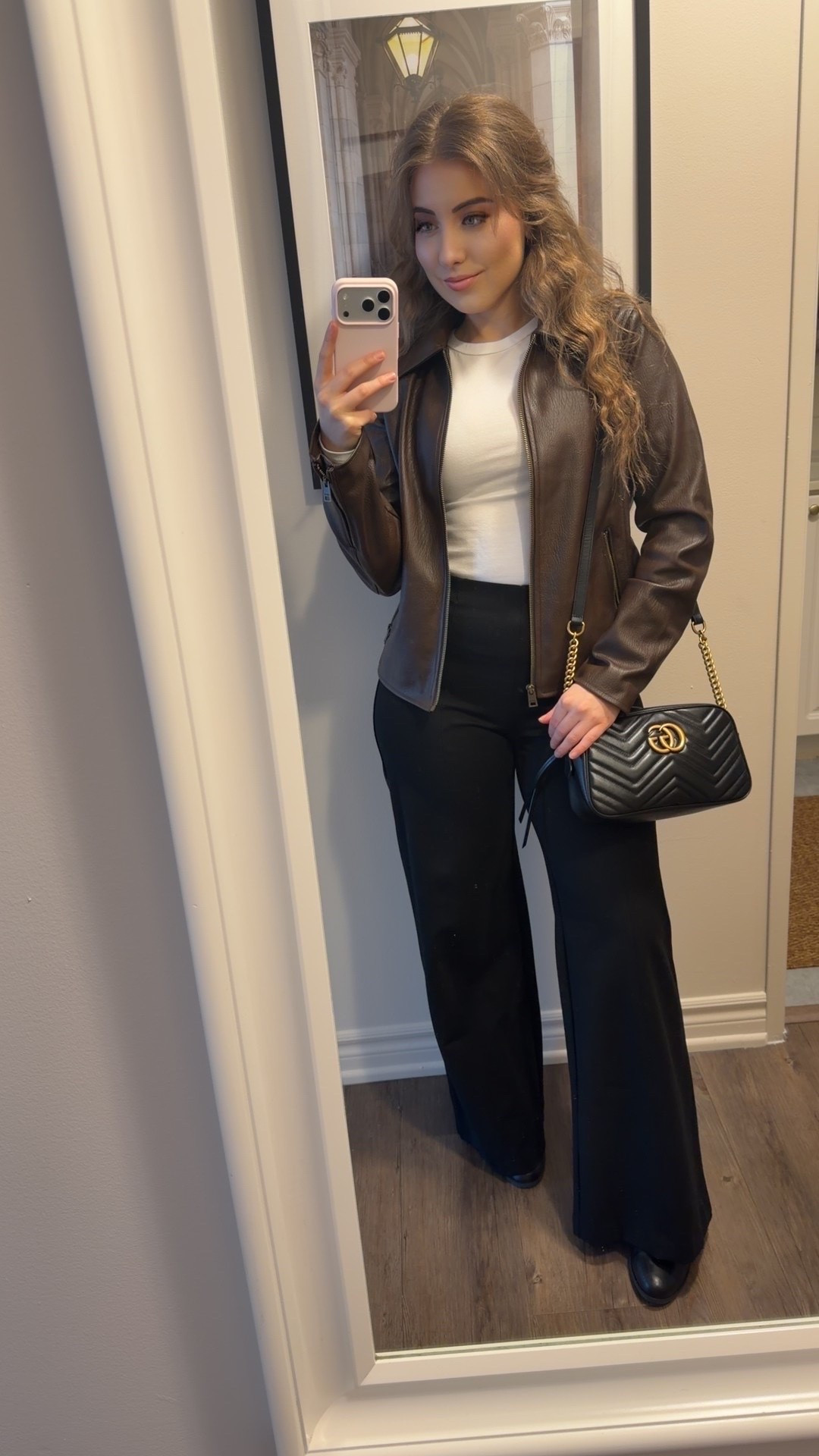 Fall leather look.

#LTKcanada #LTKfall