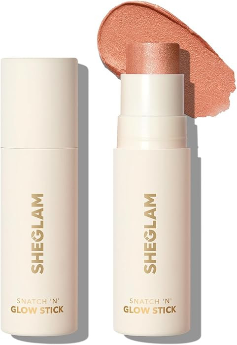 SHEGLAM Cream Highlighter Stick Long Lasting Brightening Non-Caking Highlighter Makeup - Bellini ... | Amazon (US)