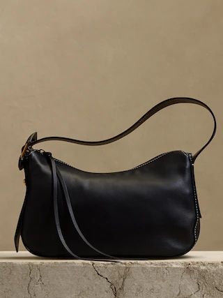 Ravello Leather Shoulder Bag | Banana Republic (US)