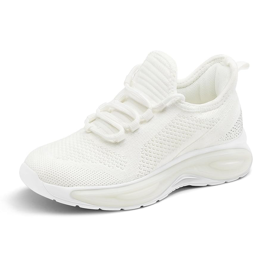 RUNSIDE Girls Lightweight Sneakers Kids Lace-up Tennis Running Shoes, Breathable Walking Shoes fo... | Amazon (US)