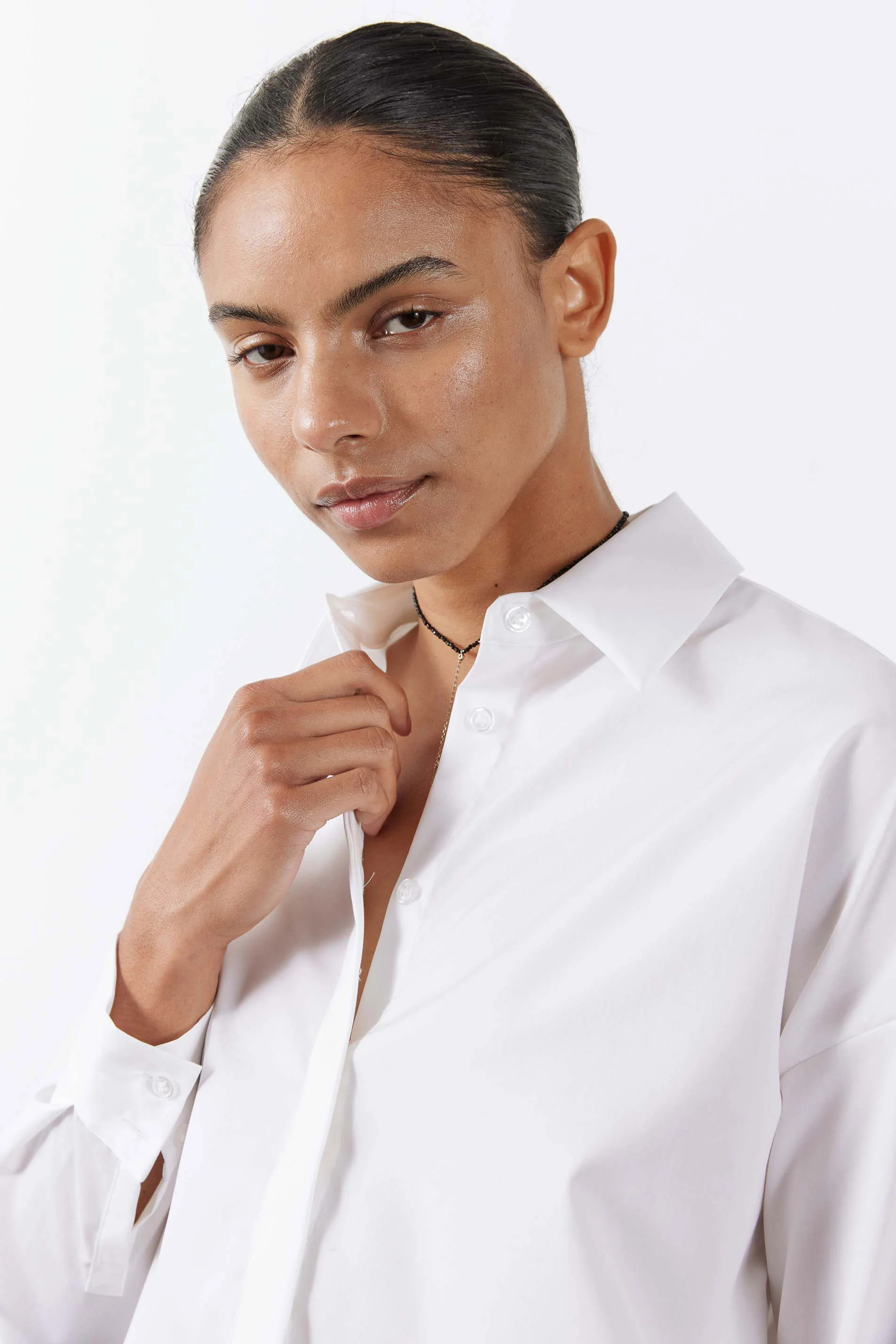 Non-Iron Refine Oversized Tunic | Ruti