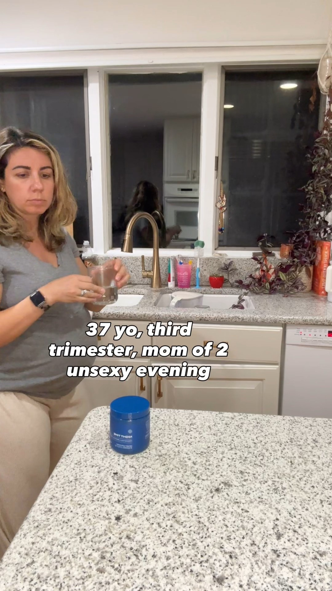 Just a 37 year old girlie doing her skincare, taking lots of magnesium (too much?), managing heartburn, and the delusion that I won’t be up four times to pee. 🫠🤰#thirdtrimester #32weekspregnant #pregnancyreels #momreels #momlife #ltkbump 

@oneskin.co has a new peptide lip mask, and it’s on sale if you spend $150!

#LTKCyberWeek #LTKdayinmylife #LTKBump