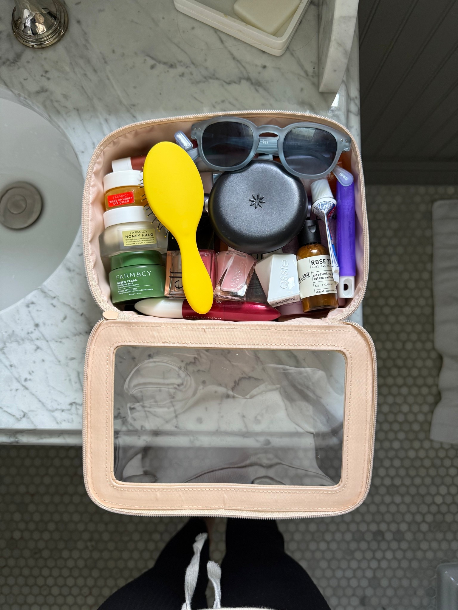 Fits more make up and toiletries than you should ever need for a trip if I’m being honest

#LTKTravel #LTKItBag