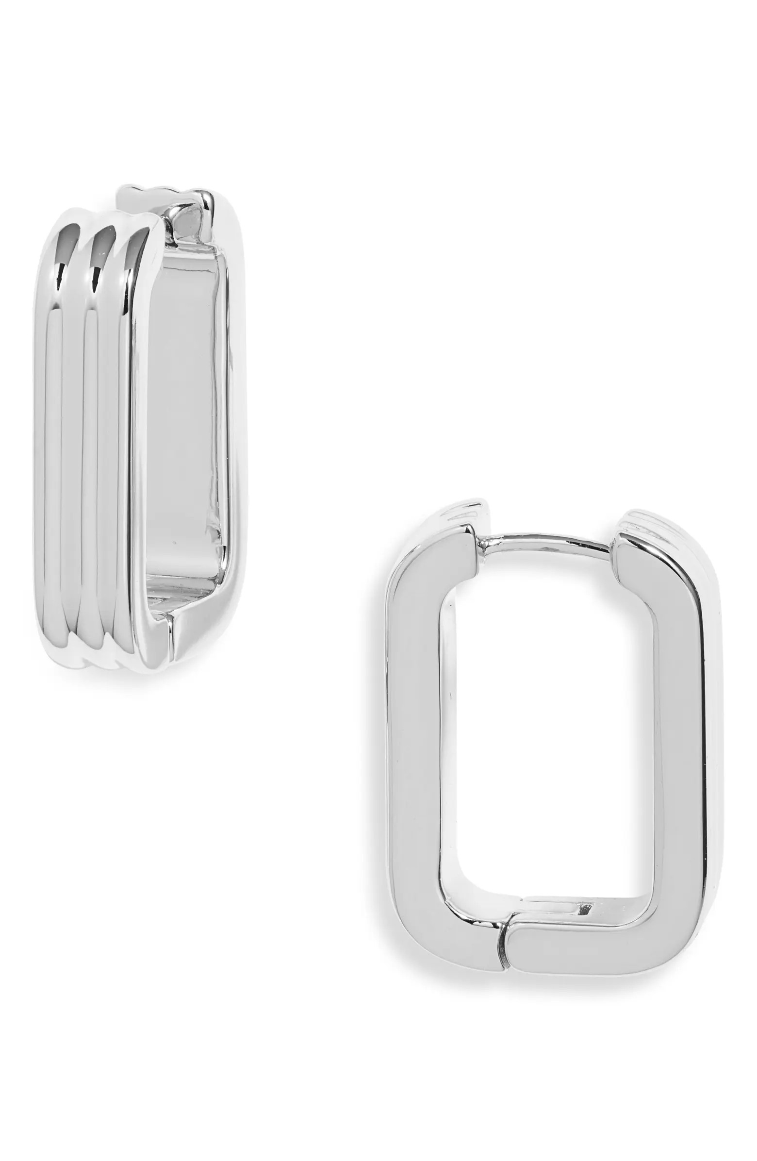 Medium Rib Hoop Earrings | Nordstrom