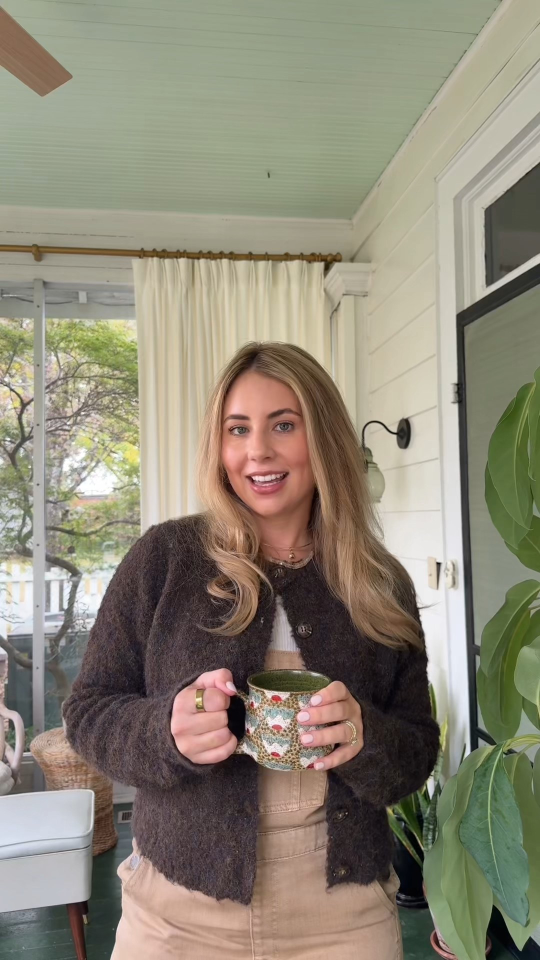 Cozy Thursday ootd - fall
Fashion. Brown fuzzy sweater. Overalls  

#LTKFindsUnder100 #LTKSeasonal #LTKStyleTip
