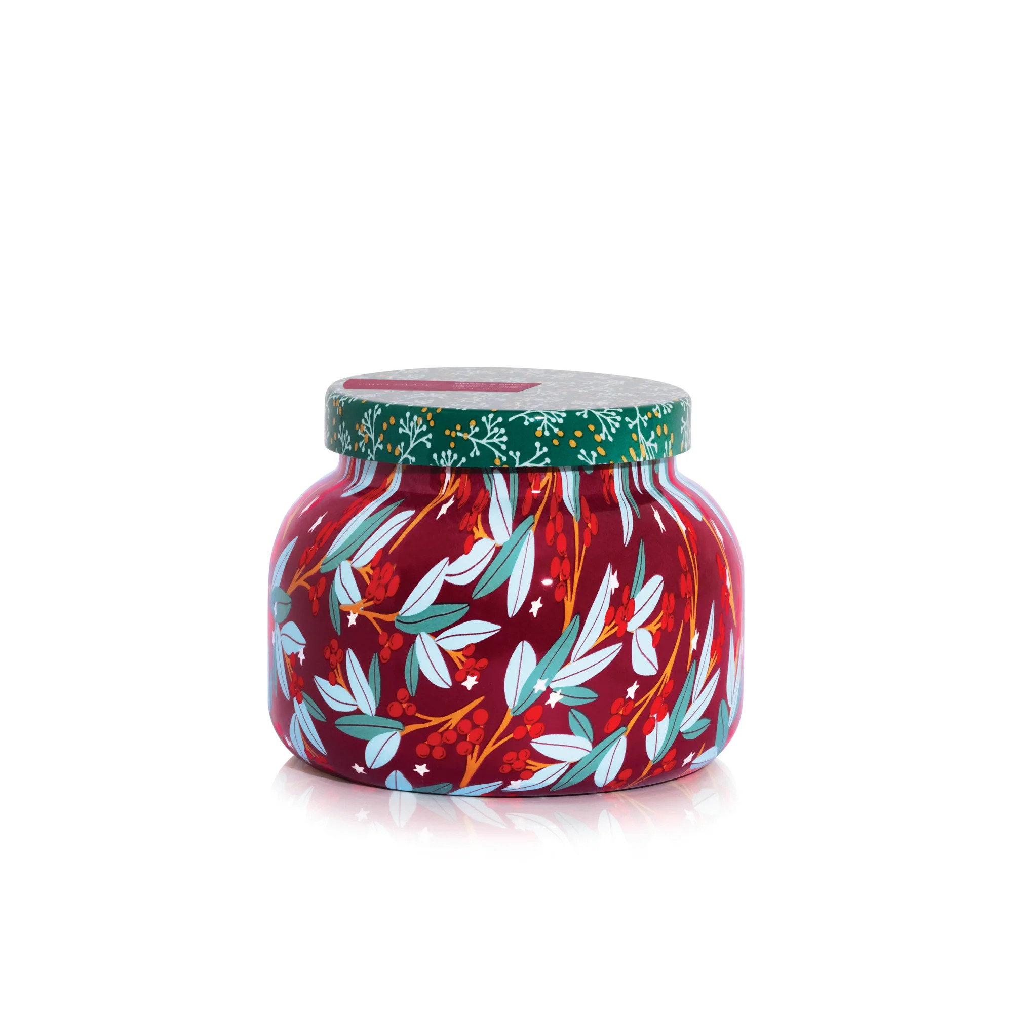Tinsel & Spice Holiday Pattern Play Signature Candle | Capri-Blue