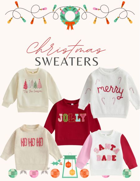 Toddler girl holiday sweater 
#amazon #toddler #sweater #cozy #trendy #ootd #fashion #kids

#LTKfindsunder50 #LTKHoliday #LTKkids