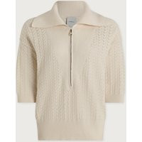 Arney Half Zip Knit Polo | Varley US, Egret / S | Varley US