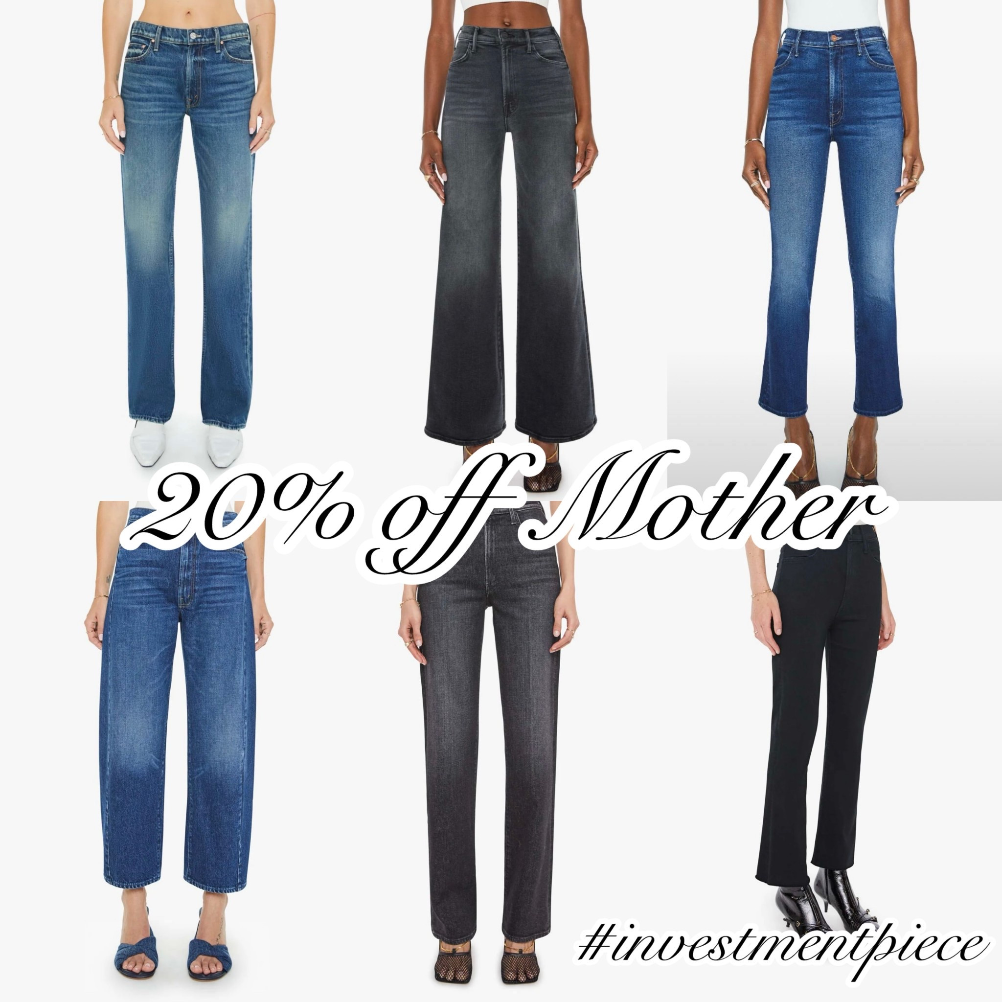 One of my fave denim brands is @mother (long lengths and amazing for my backside!) And today you can get 20% (linking my faves from wash to cut) with code LETSCYBER #investmentpiece 

#LTKCyberWeek #LTKSeasonal #LTKOver40