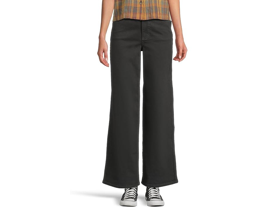 Toad&Co Balsam Wide Leg Pants Women's Jeans Washed Black : 6 30.5, Cotton/Denim/Elastane | Zappos