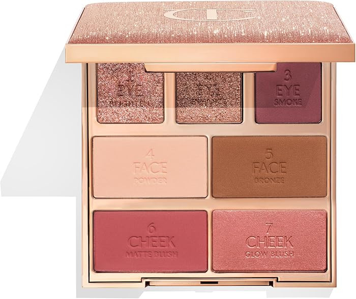 Charlotte Tilbury Instant Look in a Palette - Powder Face Makeup for Eyes & Cheeks - Powder Bronz... | Amazon (US)