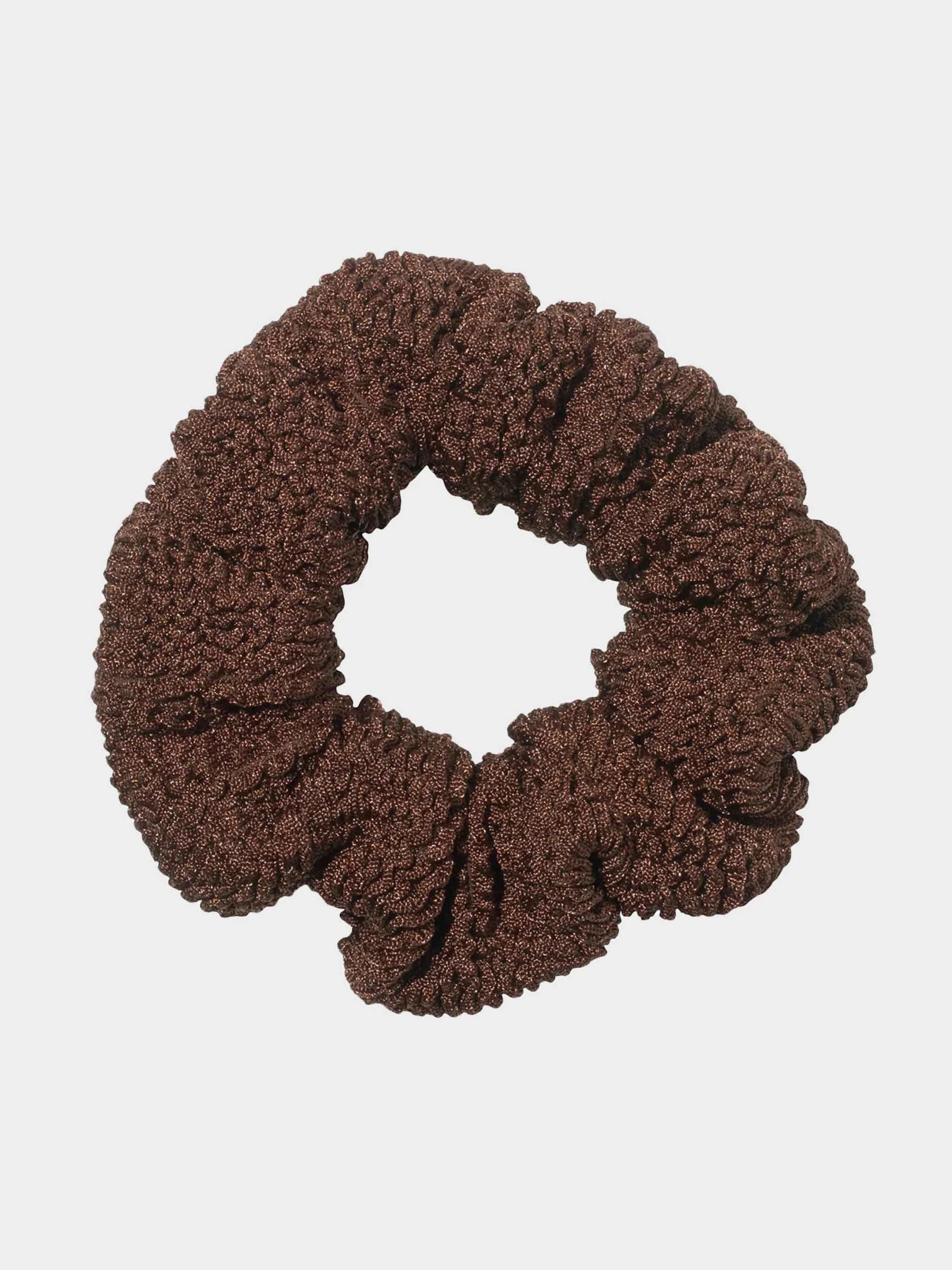 Scrunchie - Metallic Chocolate | HUNZA G