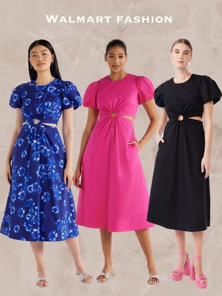 Spring fashion from Walmart. $34 dresses! 




Spring dress, Walmart dress, Scoop dress, Scoop Women's Cut Out Midi Dress with Puff Sleeves, resort wear, Walmart fashion, Walmart finds 