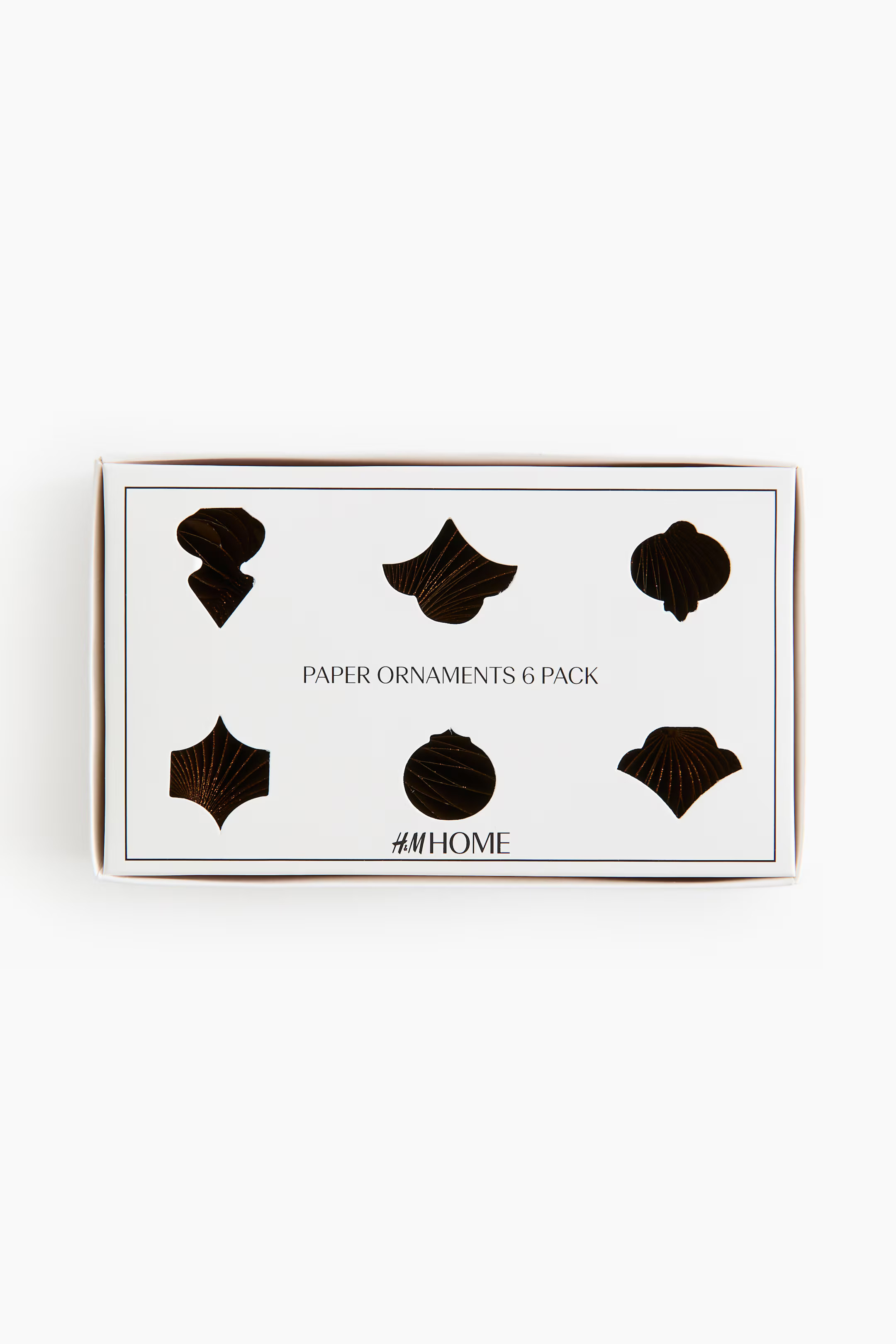 6-pack paper Christmas decorations | H&M (UK, MY, IN, SG, PH, TW, HK)