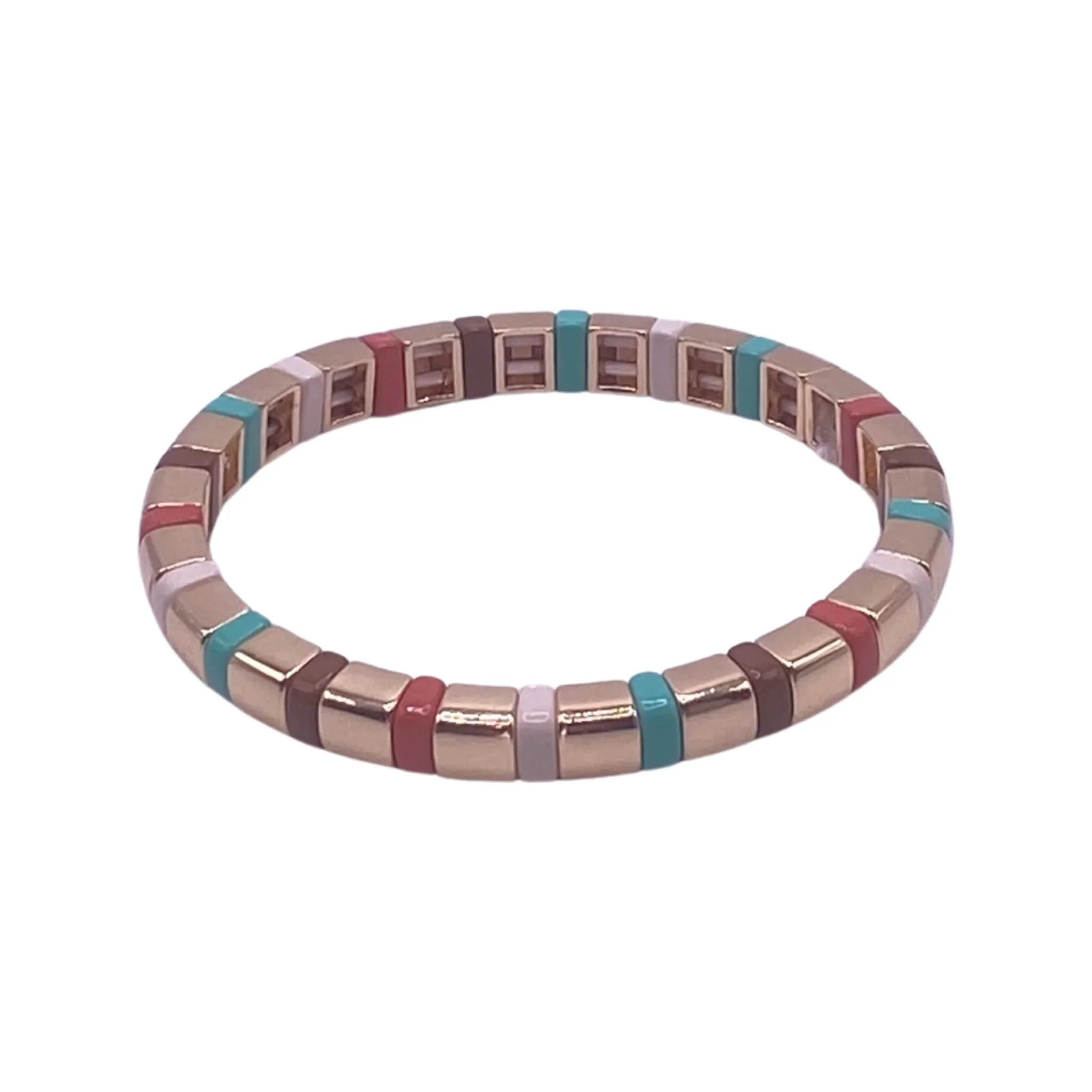 Watermelon Mini Round Single Bracelet | La Lumiere NY