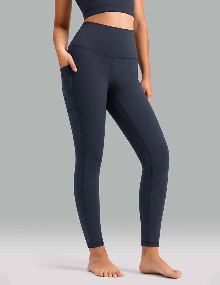 Colorfulkoala Women's High Waisted Yoga Pants 7/8 Length Leggings with Pockets | Amazon (US)