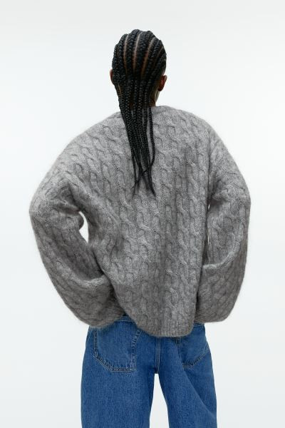 Kabeltrui van mohairmix | H&M (DE, AT, CH, NL, FI)