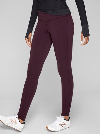 Athleta Womens PolartecÂ® Power StretchÂ® Tight Cassis Size L | Athleta