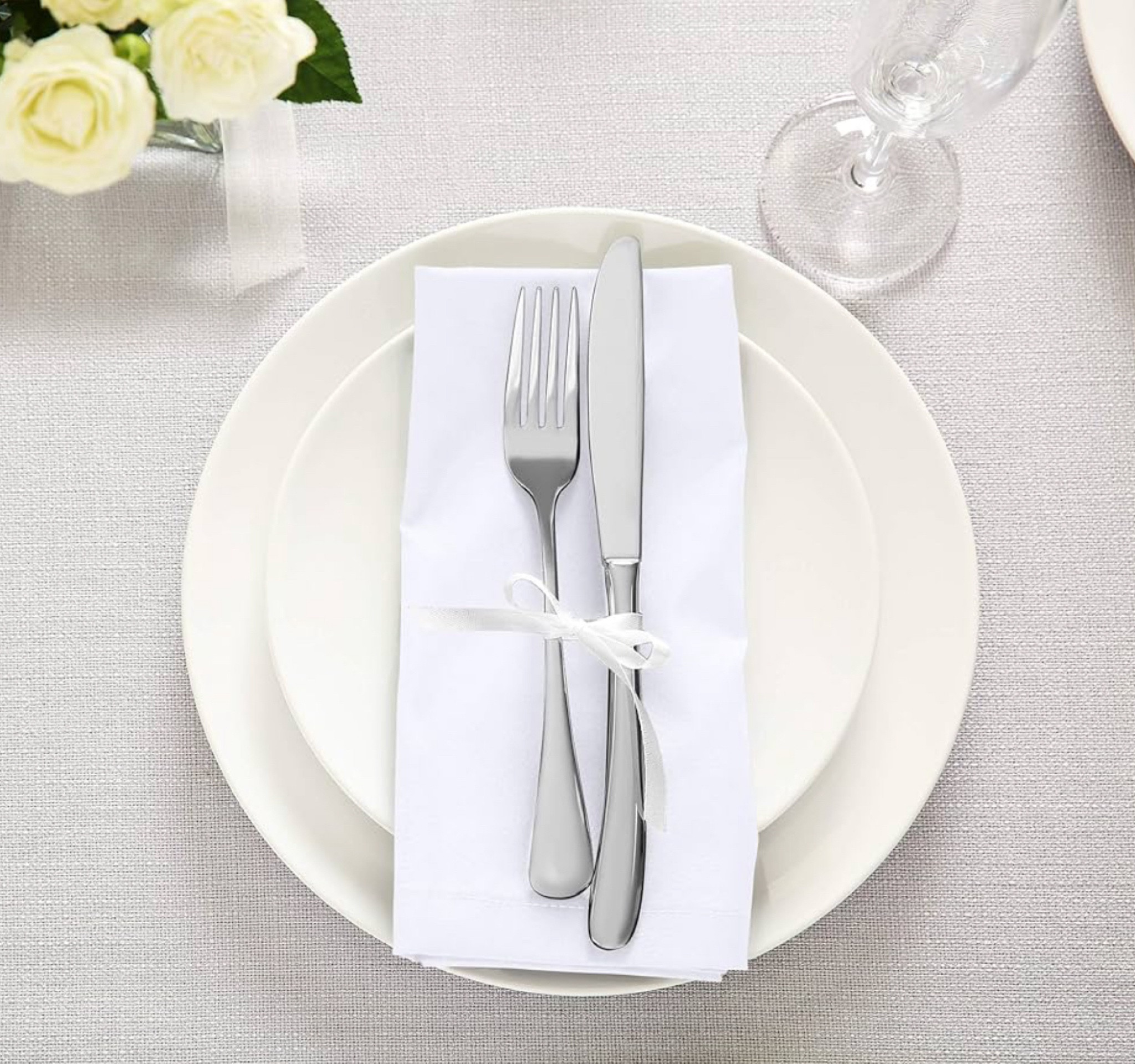 Get fancy with real napkins  