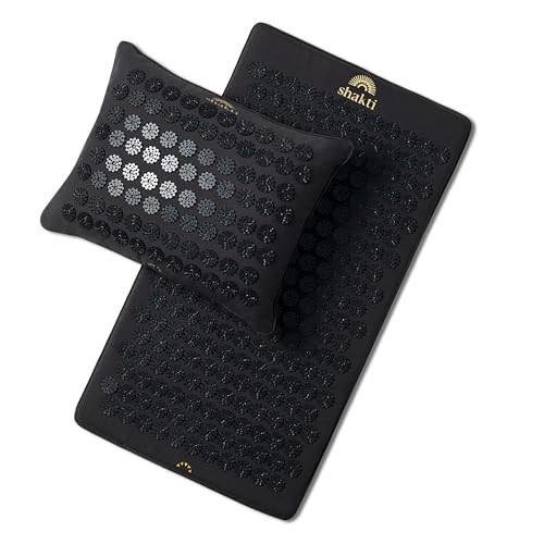 ShaktiMat Premium Acupressure Mat & All-Over Pillow Set, Original Intensity in Black, Thousands of Signature Spikes That Massage Muscles, Aid Sleep & Unlock Inner Tension | Similar to Acupuncture | Amazon (US)