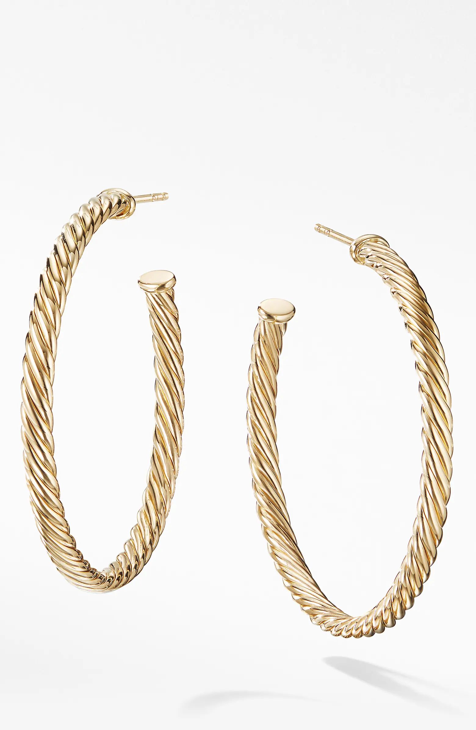 David Yurman Cable Spiral Hoop Earrings | Nordstrom | Nordstrom