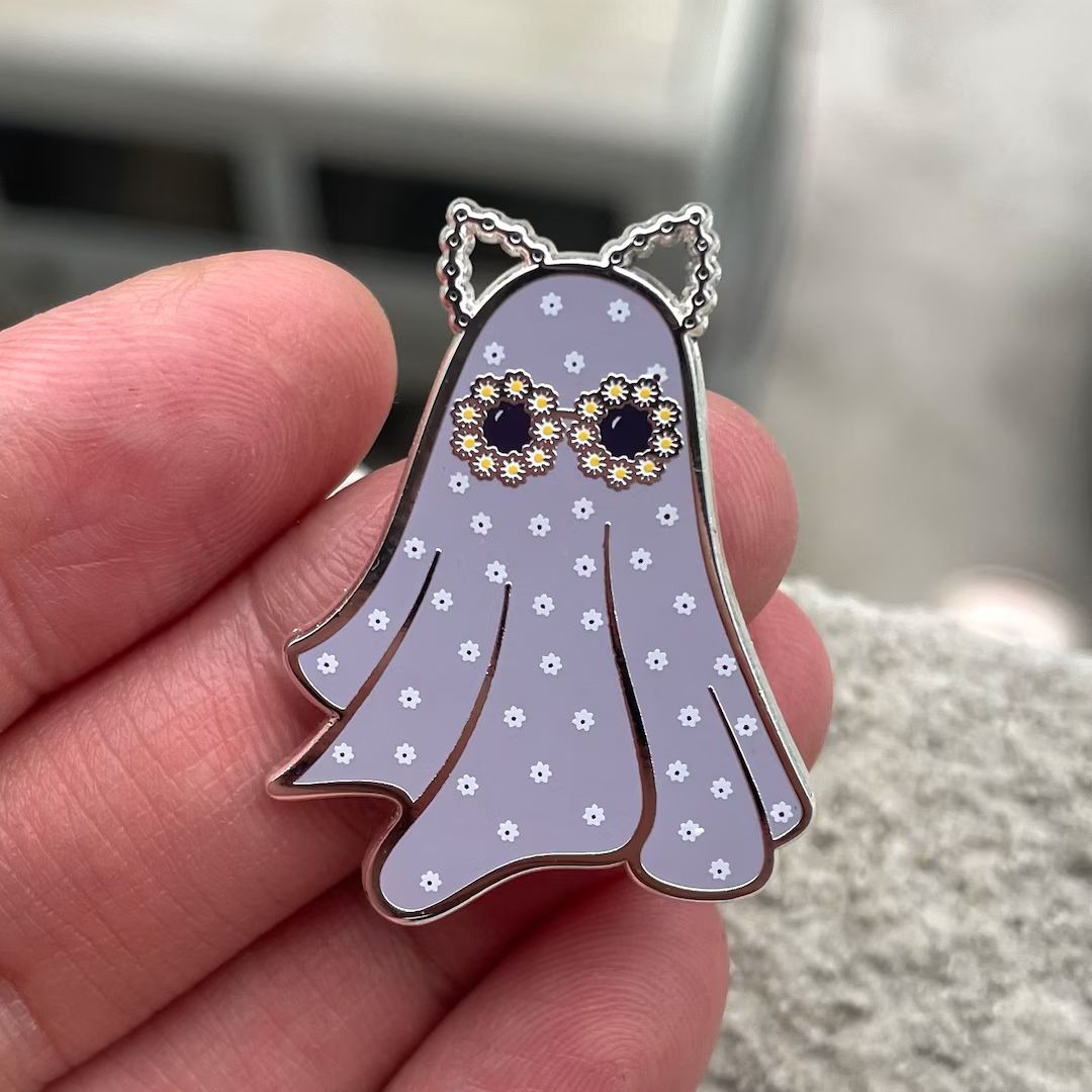 Anti-hero Cat Ears Ghost Taylor Swift Midnights Hard Enamel Pin - Etsy | Etsy (US)