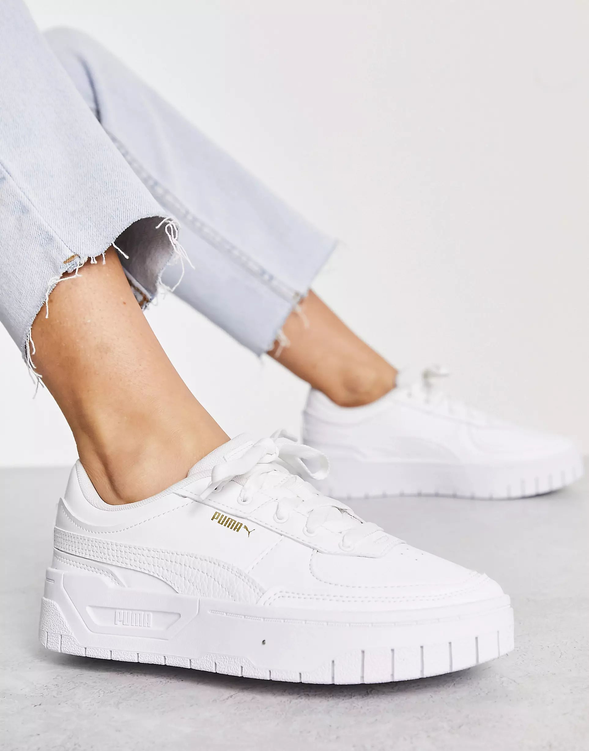 Puma Cali Dream sneakers in white leather - WHITE - WHITE | ASOS | ASOS (Global)