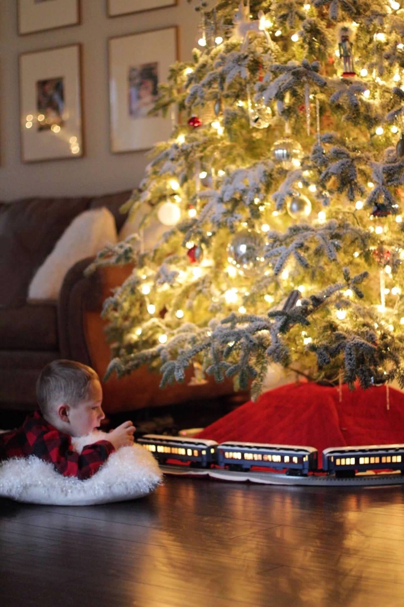 We set up our Christmas train- lights up, has people, sounds, whistles! & have used every year since he was a baby 🥹


#LTKKids #LTKGiftGuide #LTKHoliday