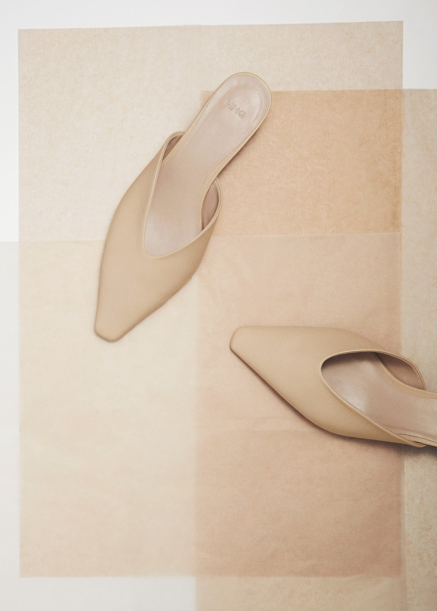 Pointed toe leather shoes - Woman | MANGO United Kingdom | MANGO (UK)