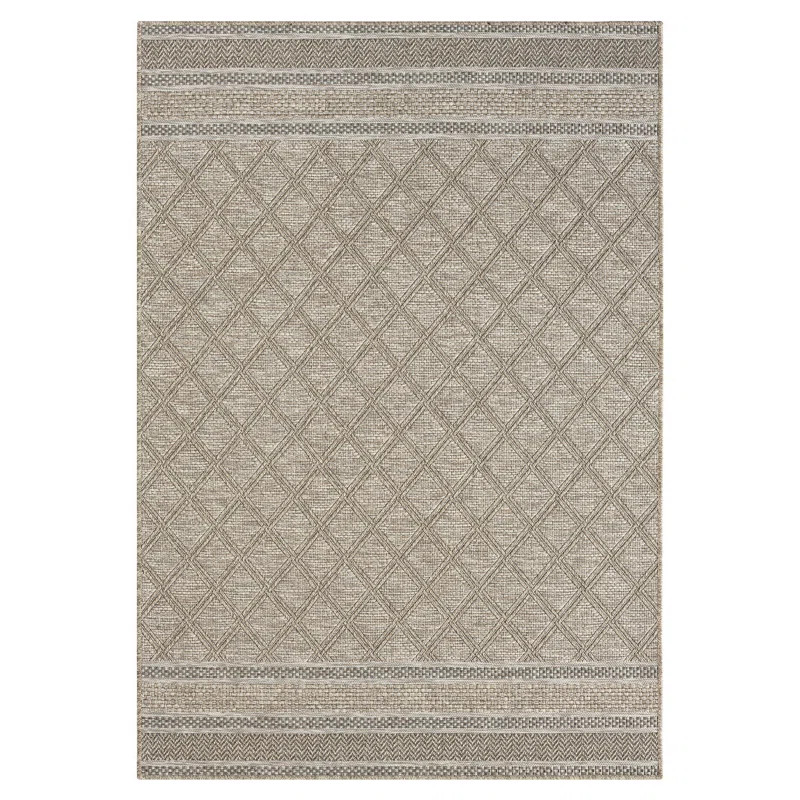 Union Rustic Harril Flatweave Faux Jute Tan/Natural Indoor/Outdoor Rug | Wayfair | Wayfair North America