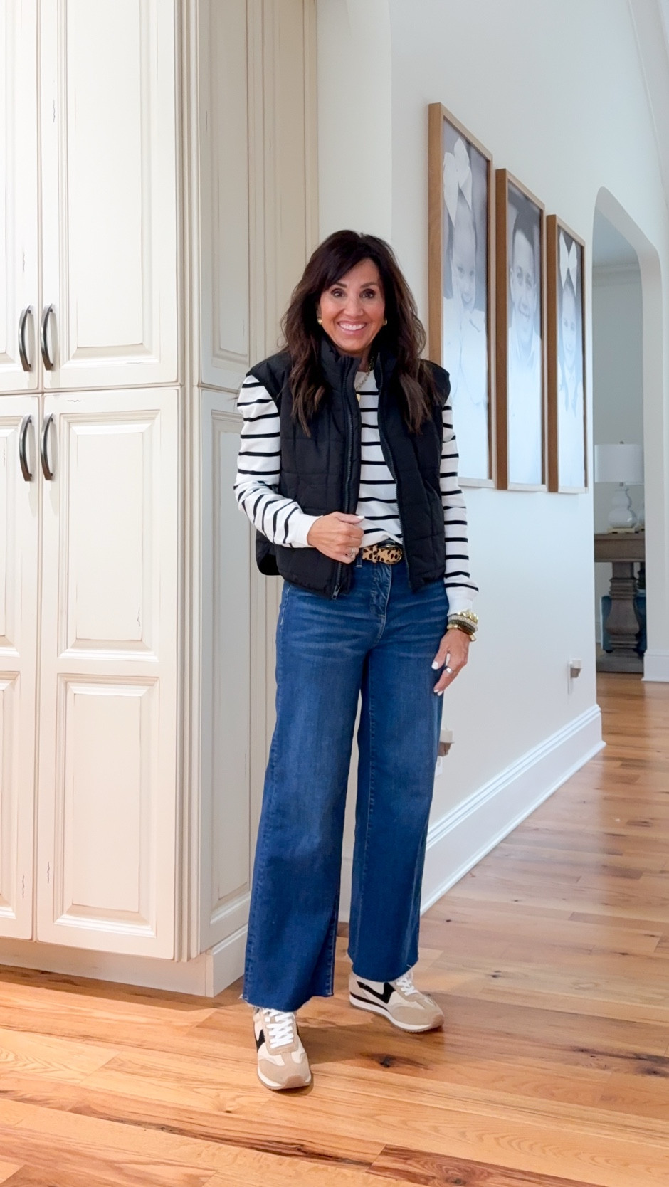 Striped Sweater + Denim + Sneakers
Sweater- small
Denim- 27
Vest- Smalll
Cyndi20 for 20% off Allie+Bess
#amazonfashion 

#LTKOver40 #LTKStyleTip #LTKSeasonal