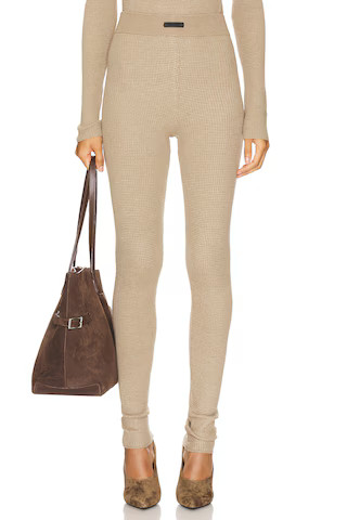 Fear of God ESSENTIALS Waffle Legging in Desert Sand from Revolve.com | Revolve Clothing (Global)