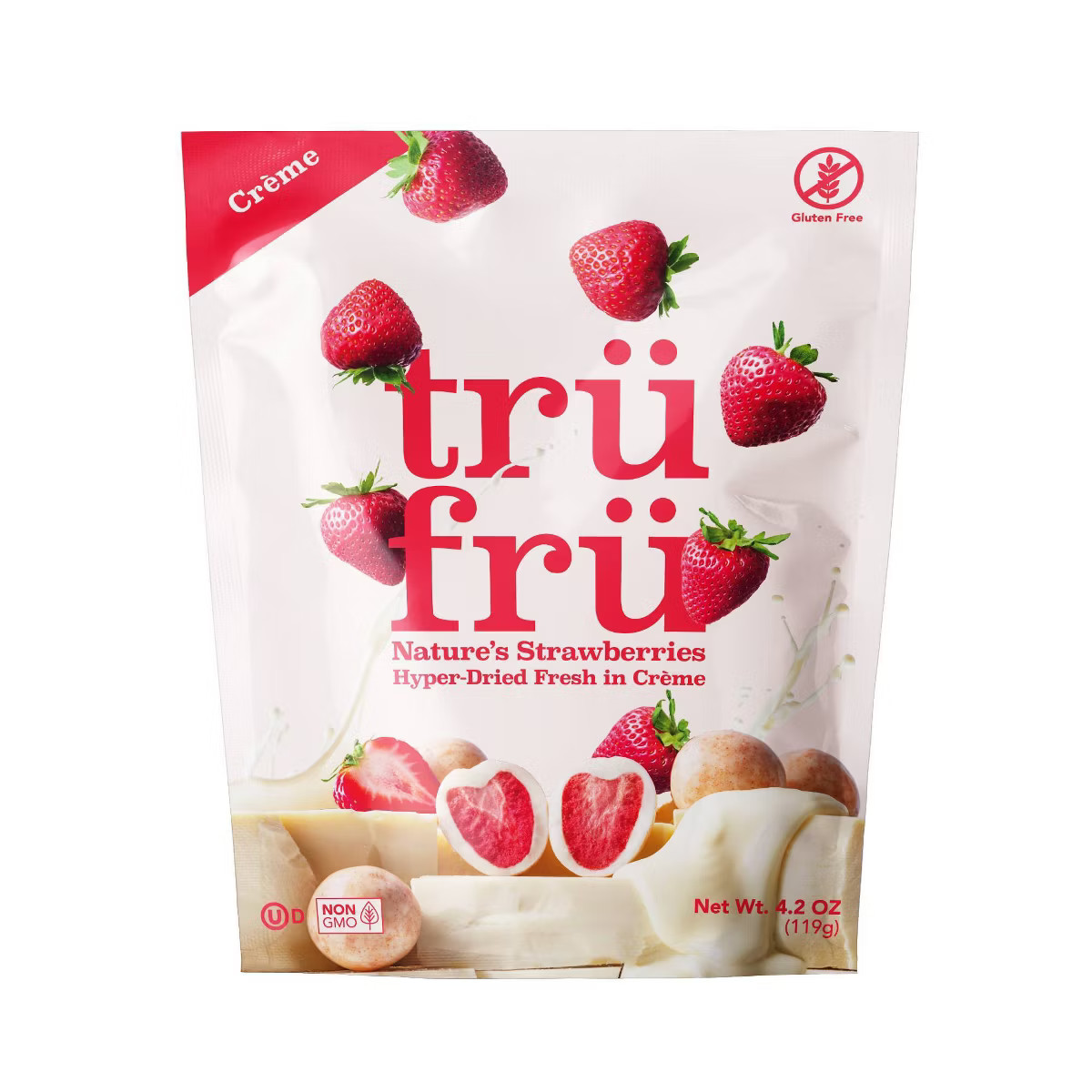 Tru Fru Hyper-Dried Strawberries & Crème Candy - 4.2oz | Target