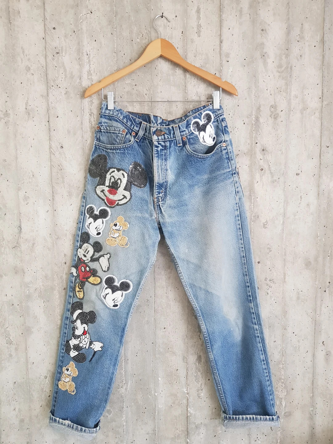 Distressed Vintage Boyfriend Jeans/hipster Jeans/all - Etsy | Etsy (US)