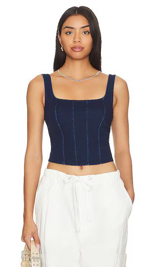 Corset Top in Indigo377 | Revolve Clothing (Global)