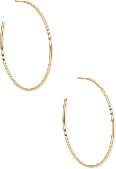 Kendra Scott Keeley Hoop Earrings in 18k Gold Vermeil | Amazon (US)