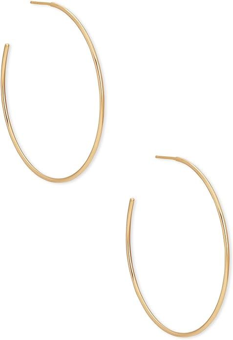 Kendra Scott Keeley Hoop Earrings in 18k Gold Vermeil | Amazon (US)