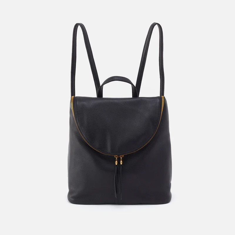 Fern Backpack In Pebbled Leather - Black | HOBO Bags