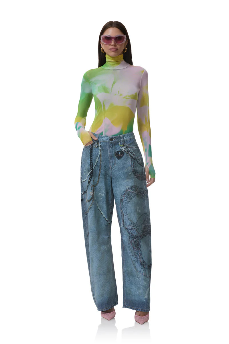 Zadie Top - Sunblur Blossom | ShopAFRM