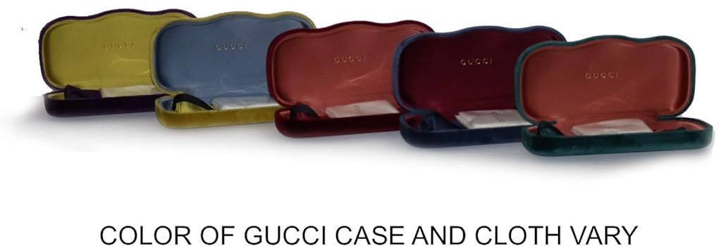 Gucci GG0034S Square Sunglasses For Men For Women+FREE Complimentary Eyewear Care Kit | Amazon (US)