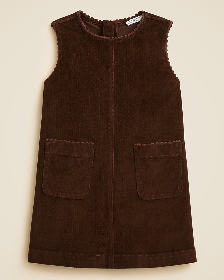 Girls' corduroy pinafore dress | J. Crew US
