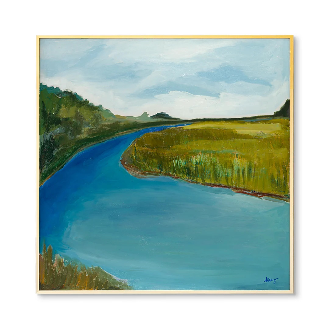 Charleston Marsh by Abbey Mueller | Coastal Marsh Art Print | Urban Garden Prints