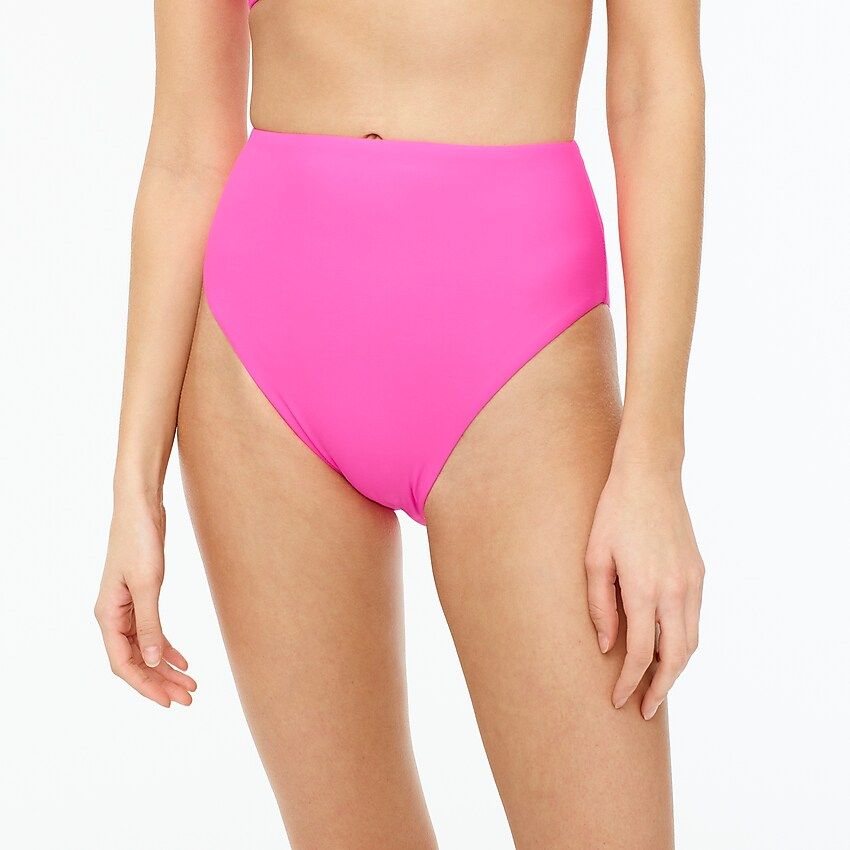 High-cut waist bikini bottom | J.Crew US