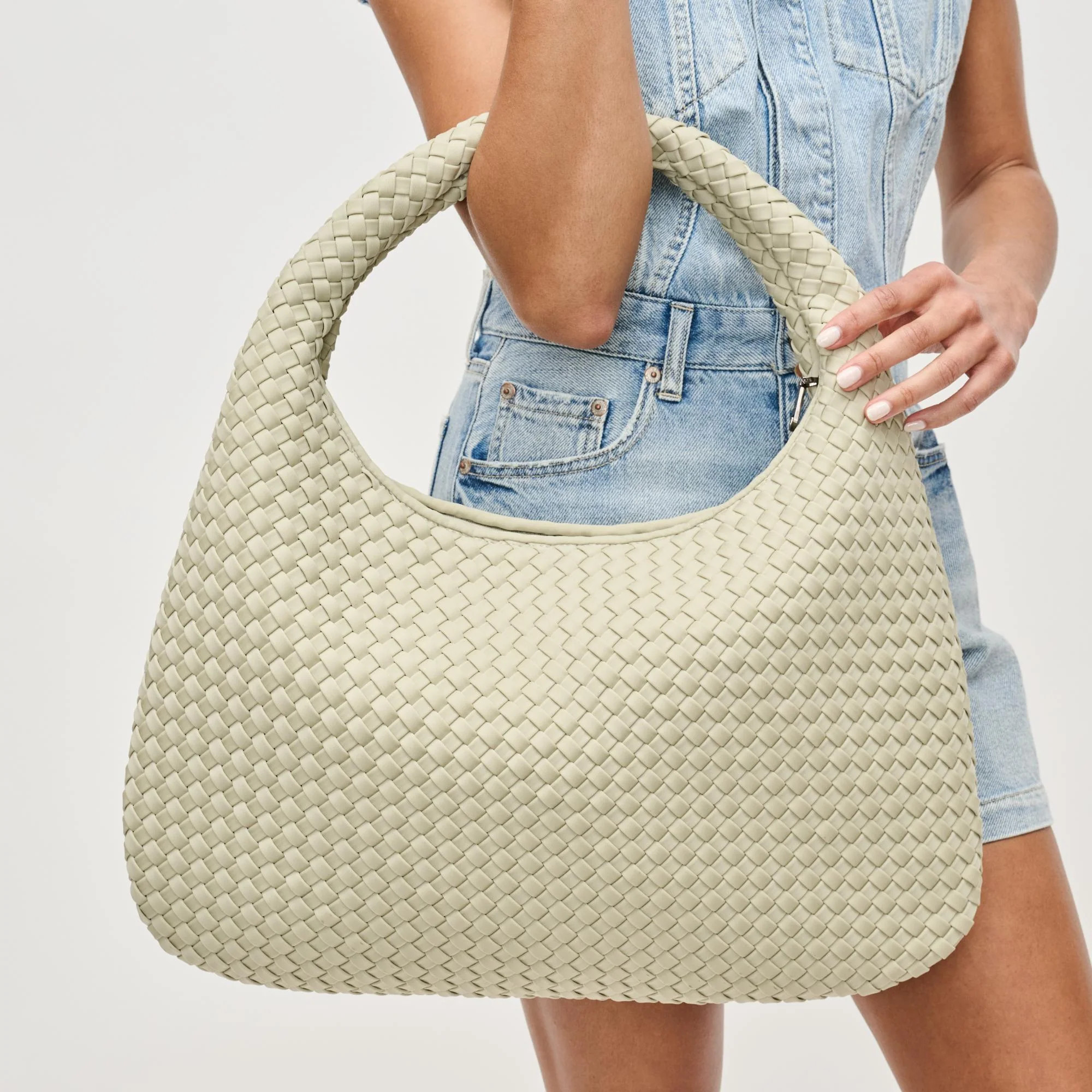 DARE TO DREAM - LARGE WOVEN NEOPRENE HOBO | Sol and Selene