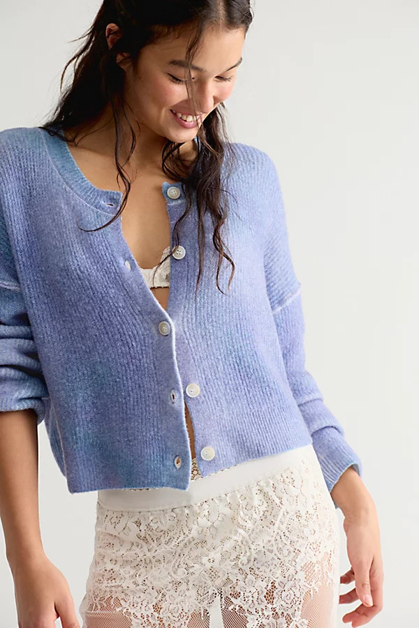 Ottilie SoftSpun Ribbed Knit Cardi | Free People (Global - UK&FR Excluded)