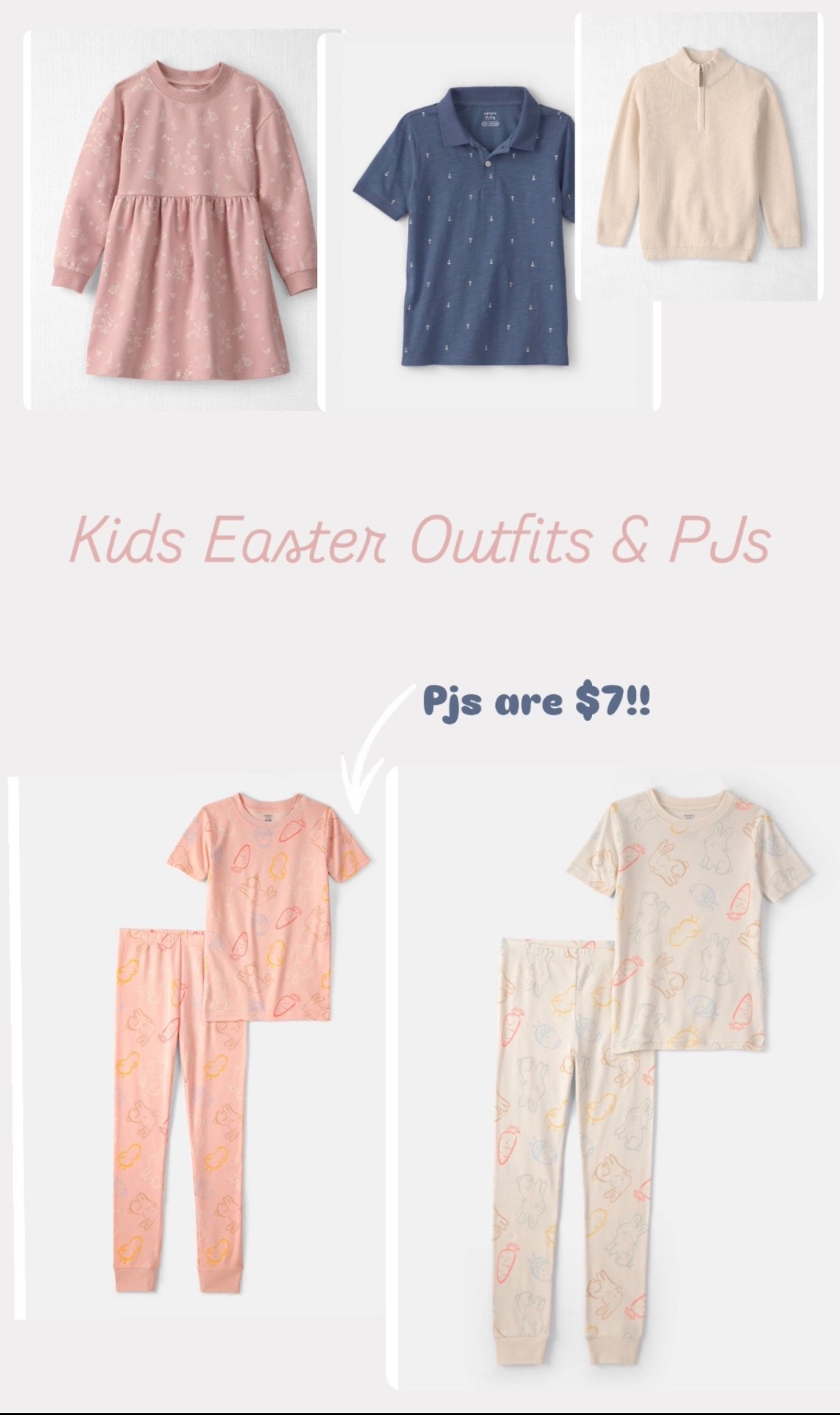 Affordable Easter outfits and pjs!🐣🐰🌸

#LTKBaby #LTKKids #LTKSpringSale